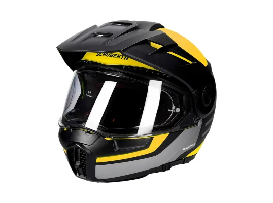 Motorcycle helmet photographed as a still packshot