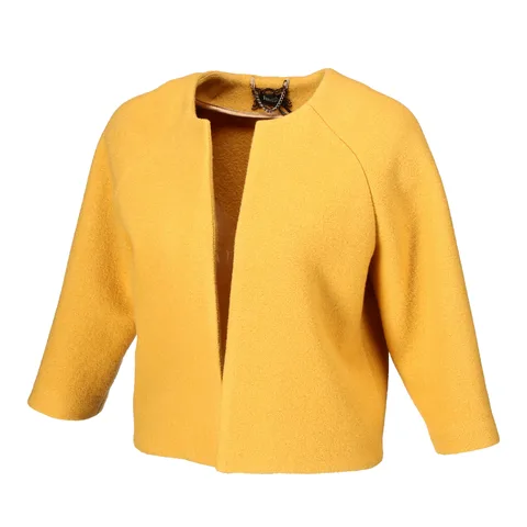 Yellow jacket shot as a ghost mannequin photo